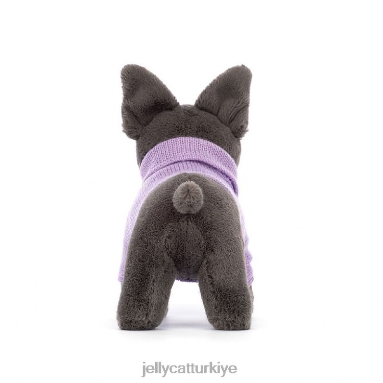 oyuncak Jellycat kazak fransız bulldog mor mürekkep JNF4L540
