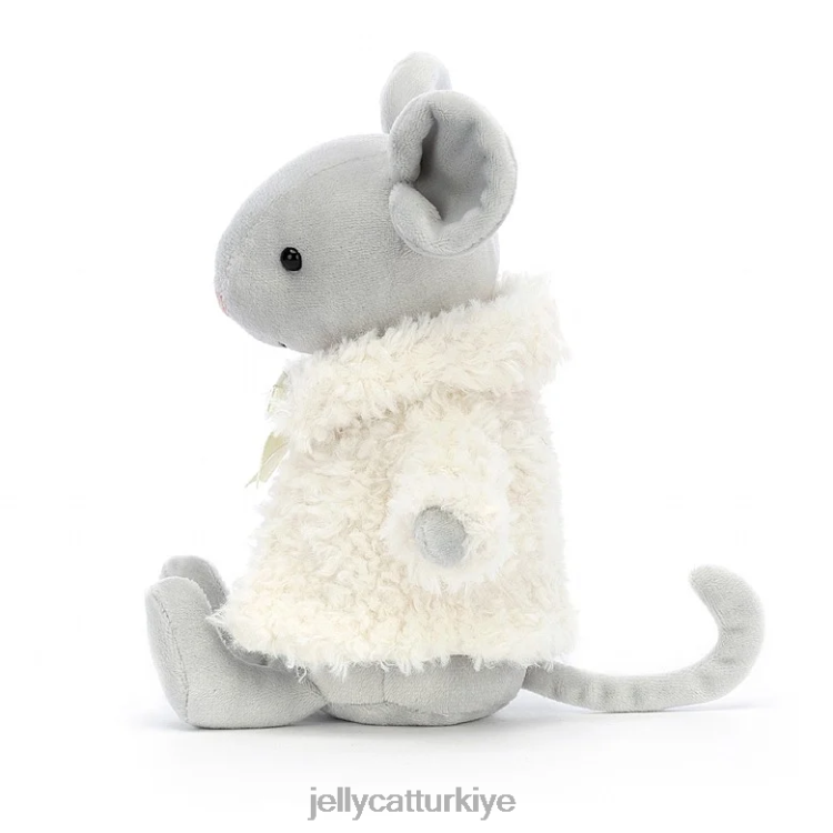 oyuncak Jellycat rahat ceket fare grisi JNF4L212