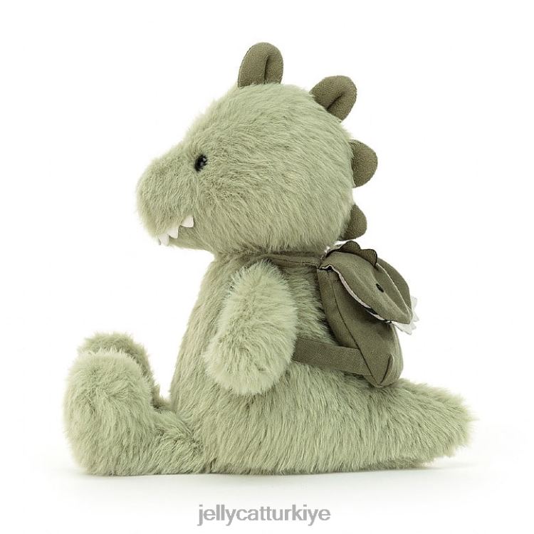 oyuncak Jellycat sırt çantası dino yeşil JNF4L617