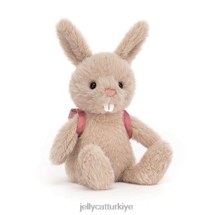 oyuncak Jellycat sırt çantası tavşan pembesi JNF4L410