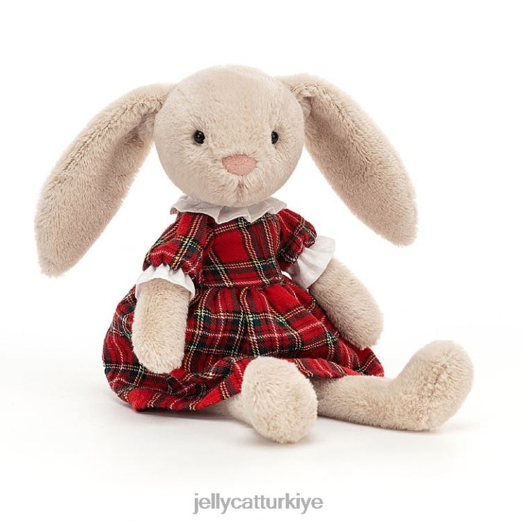 oyuncak Jellycat tartan lottie tavşanı kırmızı JNF4L168