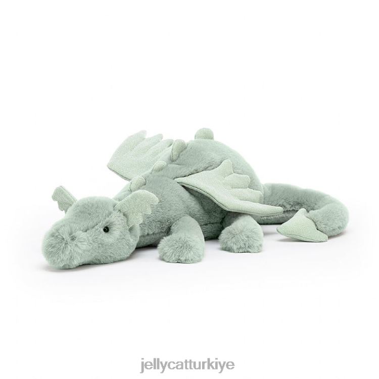 oyuncak Jellycat adaçayı ejderha soluk yeşil JNF4L585