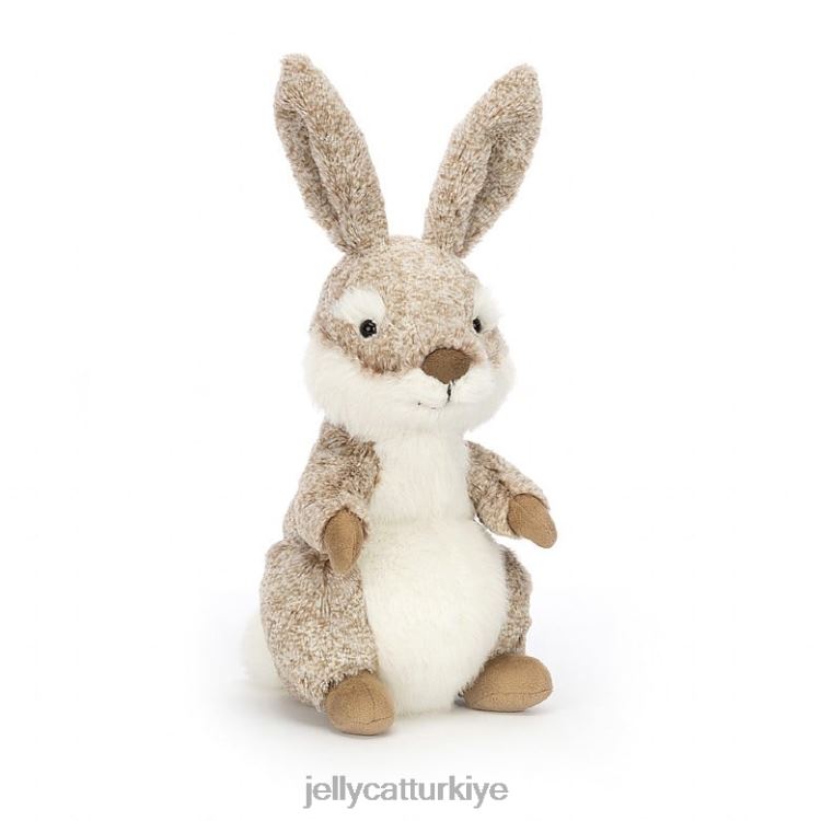 oyuncak Jellycat ambrosie tavşan kahverengi ve beyaz JNF4L409
