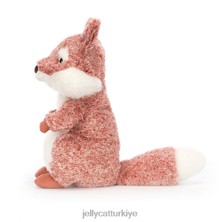 oyuncak Jellycat ambrosie tilki kahverengi ve beyaz JNF4L408