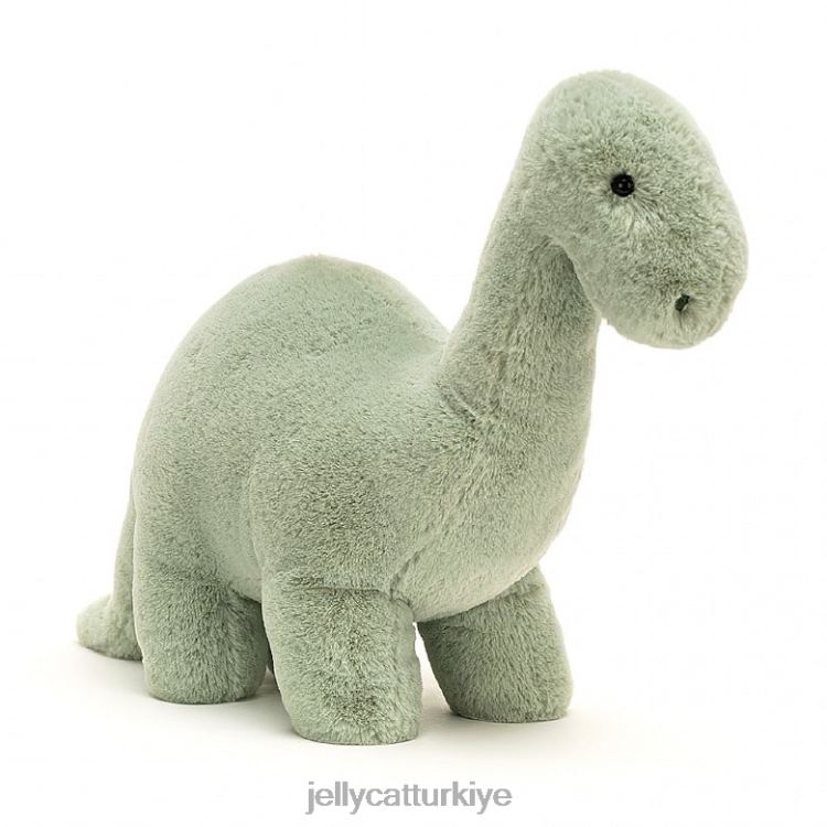 oyuncak Jellycat fosil brontosaurus soluk yeşil JNF4L486