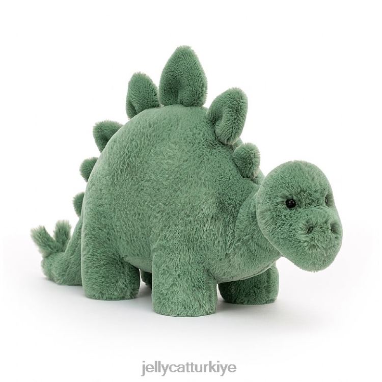 oyuncak Jellycat fosil stegosaurus yeşili JNF4L491
