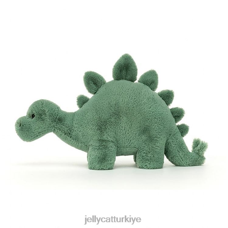 oyuncak Jellycat fosil stegosaurus yeşili JNF4L491