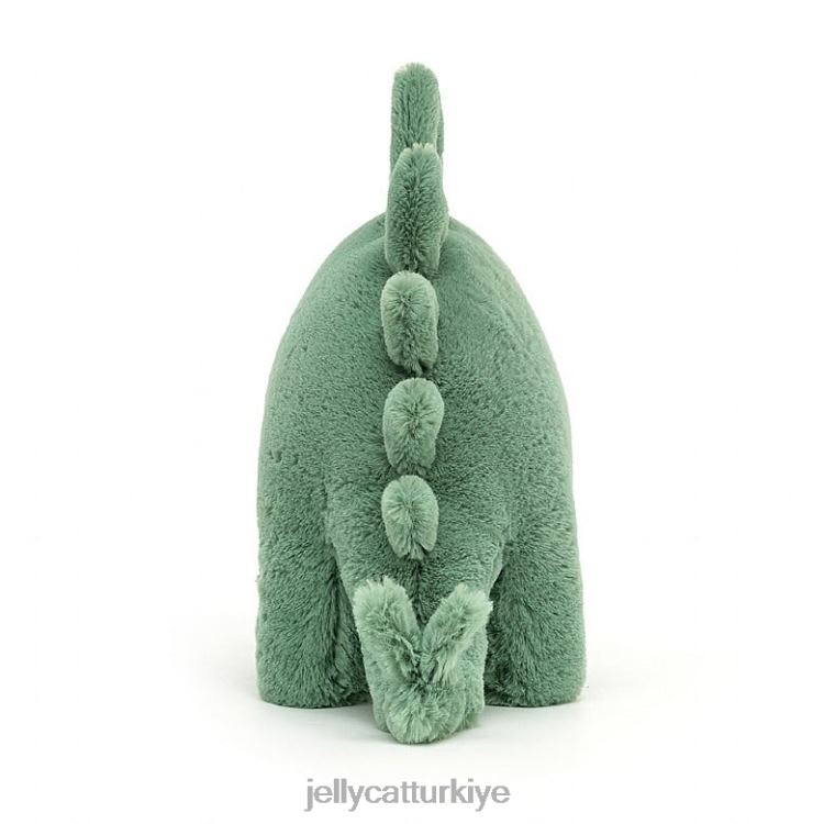 oyuncak Jellycat fosil stegosaurus yeşili JNF4L491