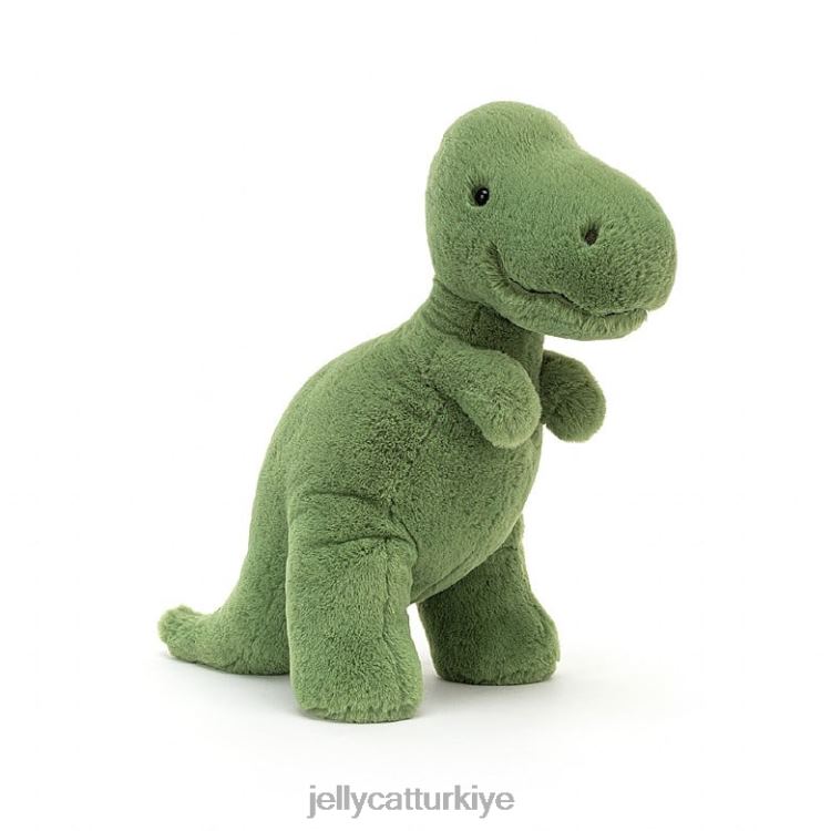 oyuncak Jellycat fosilleşmiş t-rex yeşili JNF4L495