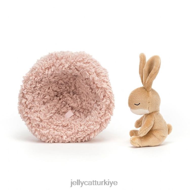oyuncak Jellycat kış uykusuna yatan tavşan beji JNF4L127
