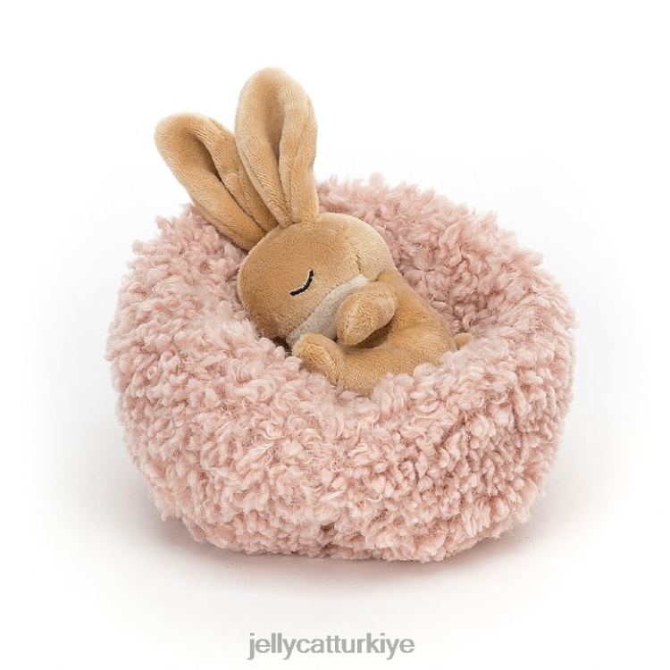 oyuncak Jellycat kış uykusuna yatan tavşan beji JNF4L127