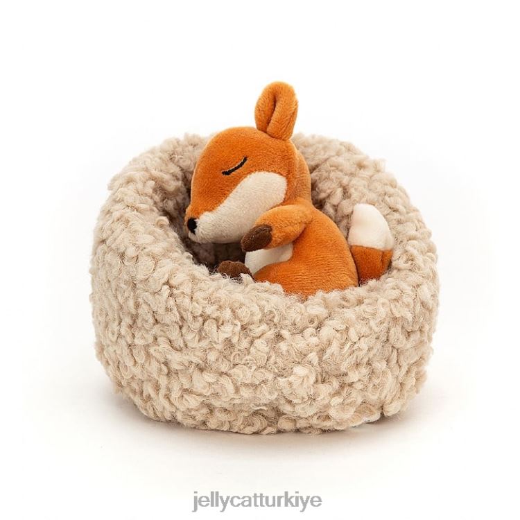 oyuncak Jellycat kış uykusuna yatan tavşan beji JNF4L127