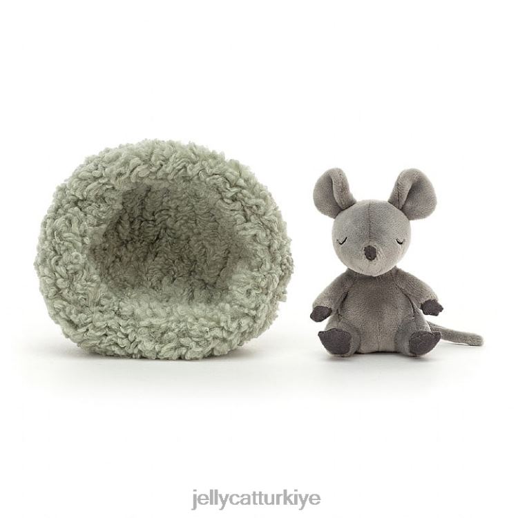 oyuncak Jellycat kış uykusuna yatan tavşan beji JNF4L127