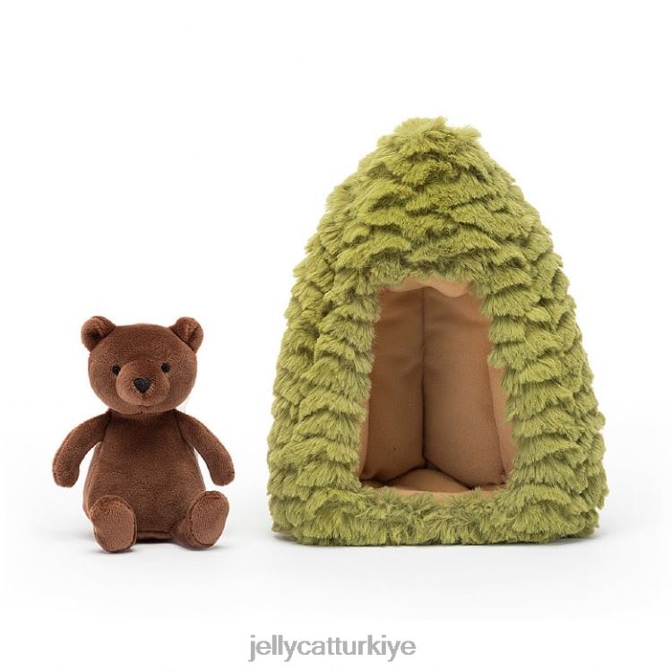 oyuncak Jellycat orman faunası kurbağa yeşil JNF4L143