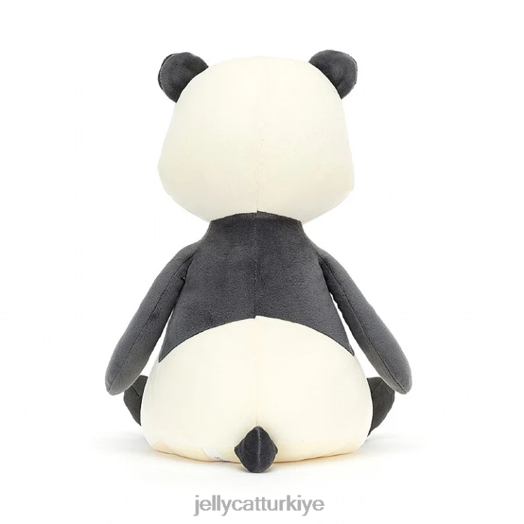 oyuncak Jellycat uyuyan panda siyah ve beyaz JNF4L651