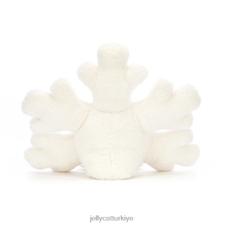 oyuncak Jellycat eğlenceli kar tanesi beyaz JNF4L21