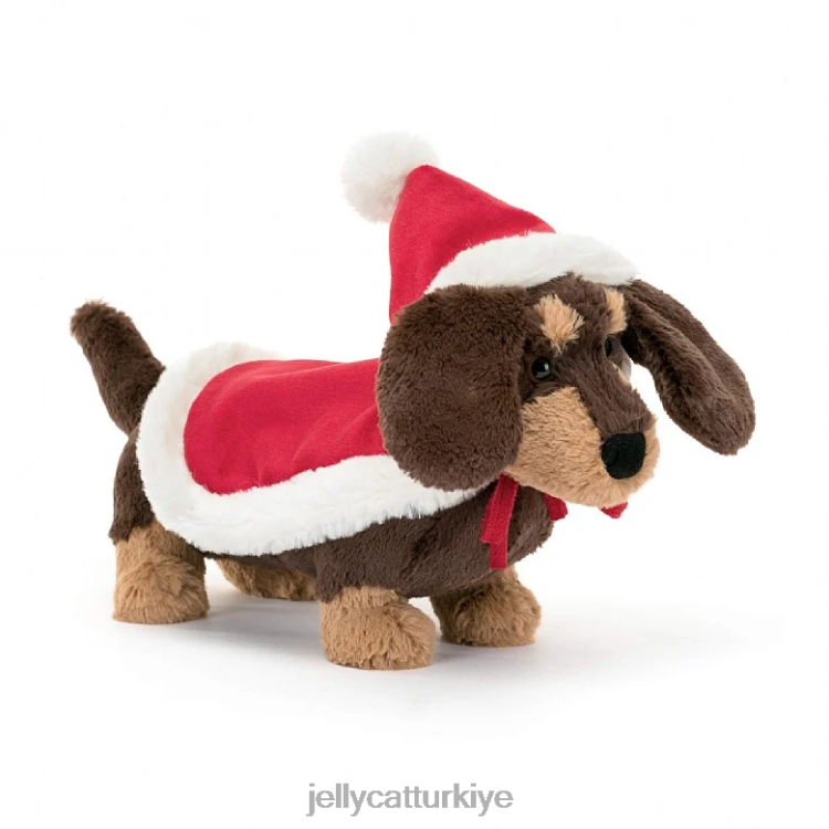 oyuncak Jellycat kış ısıtıcı otto sosis köpek kahverengi JNF4L29