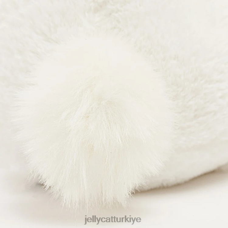 oyuncak Jellycat kişiselleştirilmiş utangaç lüks tavşan luna orta beyaz JNF4L228