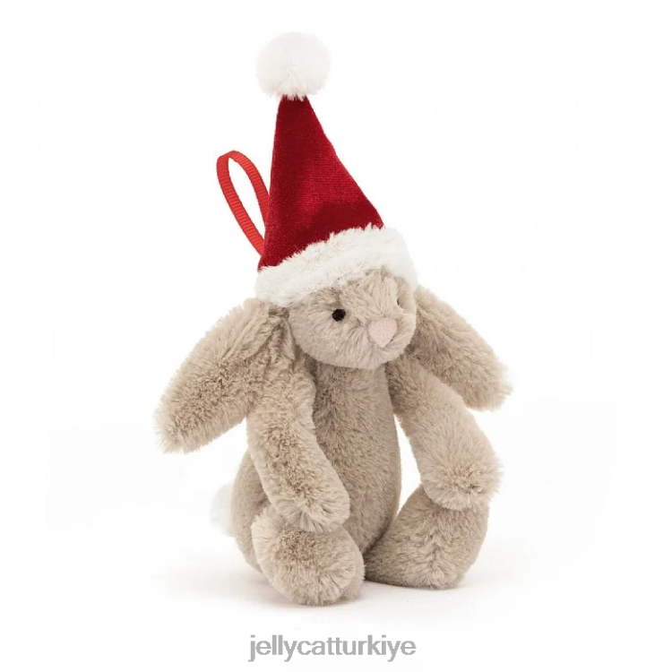 oyuncak Jellycat utangaç yılbaşı tavşanı dekorasyonu bej JNF4L347