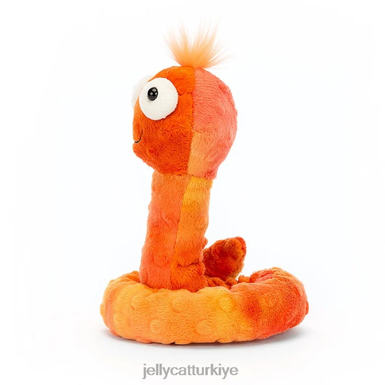 oyuncak Jellycat Winston solucan portakalı JNF4L121