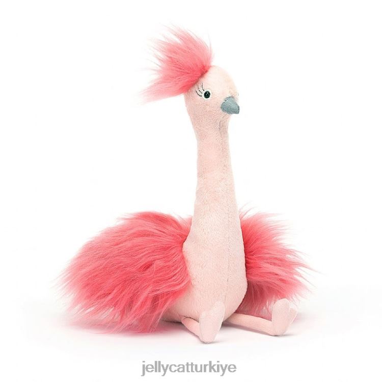 oyuncak Jellycat fou fou devekuşu pembesi JNF4L321