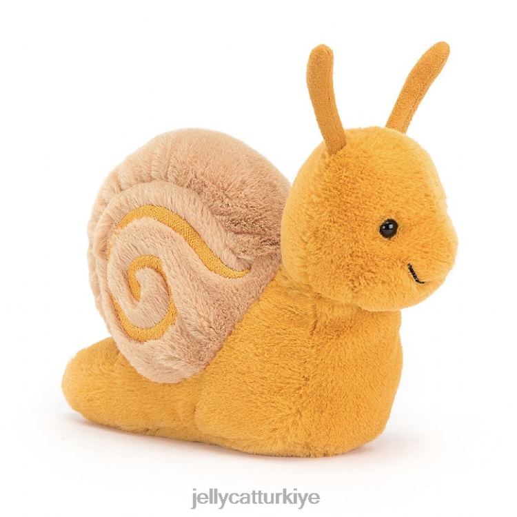 oyuncak Jellycat kumlu salyangoz sarısı JNF4L544