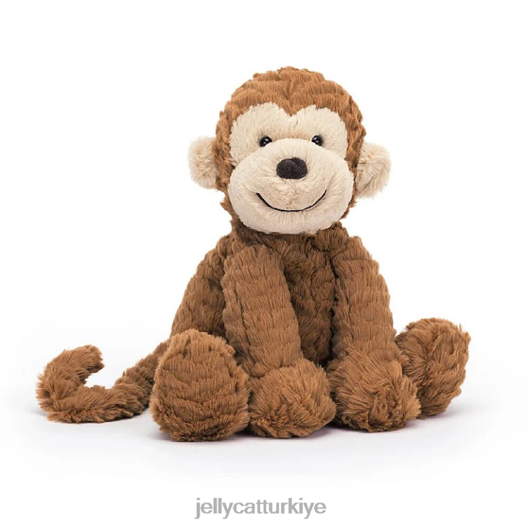 oyuncak Jellycat fuddlewuddle maymun kahverengi ve beyaz JNF4L630