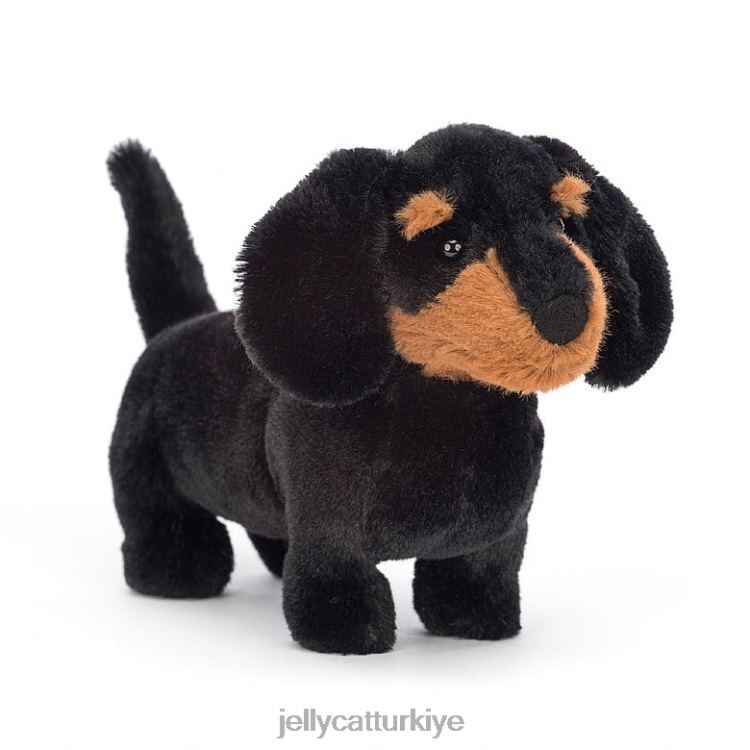 oyuncak Jellycat freddie sosis köpeği siyah JNF4L721