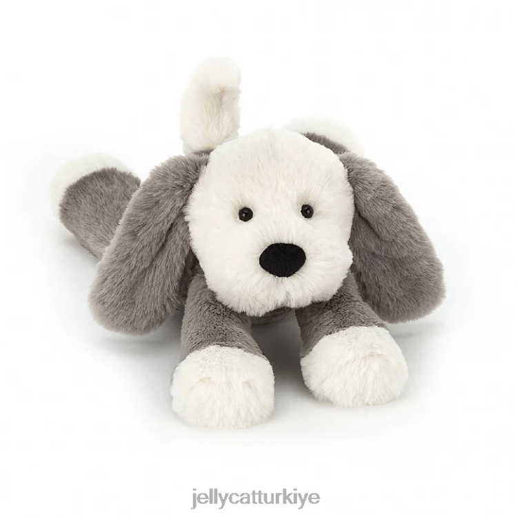 oyuncak Jellycat leke köpek yavrusu gri ve beyaz JNF4L260