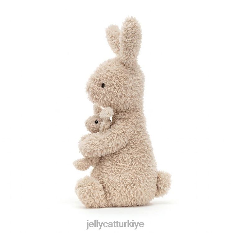 oyuncak Jellycat toplanmış tavşan beji JNF4L338