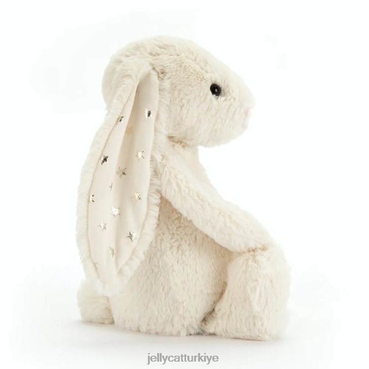 oyuncak Jellycat çekingen pırıltı tavşan kreması JNF4L208