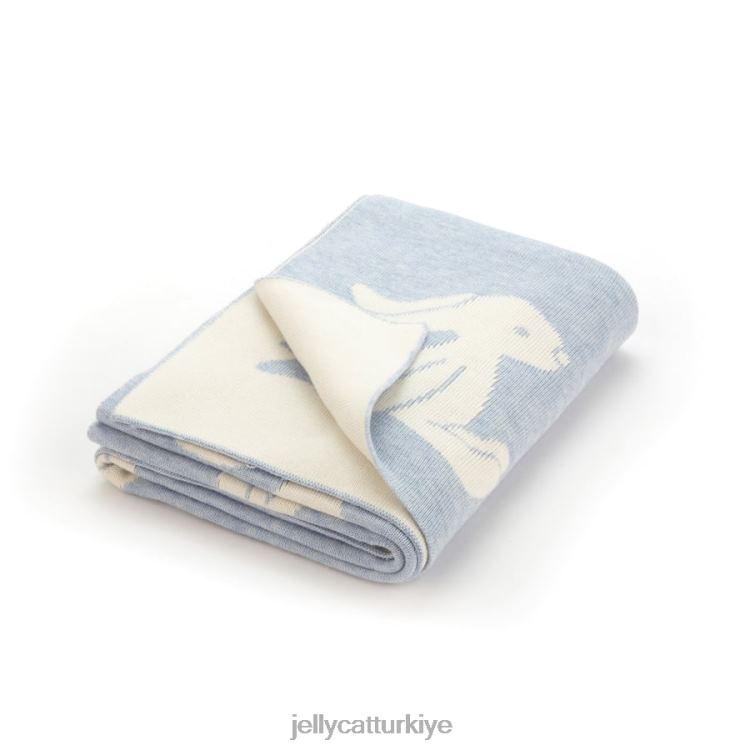 oyuncak Jellycat çekingen tavşan battaniye pembe JNF4L690