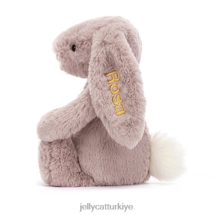 oyuncak Jellycat kişiselleştirilmiş utangaç lüks tavşan rosa orta pembe JNF4L155