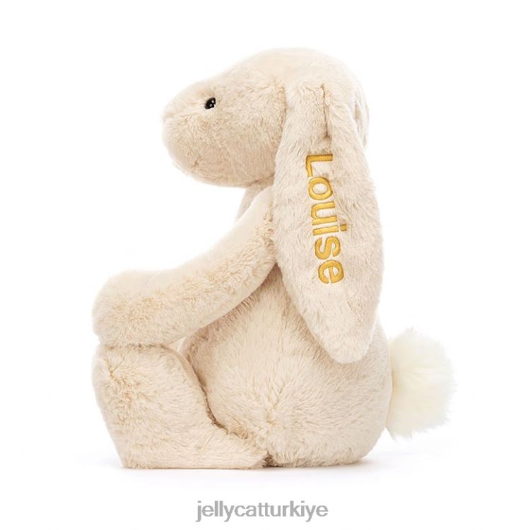 oyuncak Jellycat kişiselleştirilmiş utangaç lüks tavşan söğüt büyük bej JNF4L393