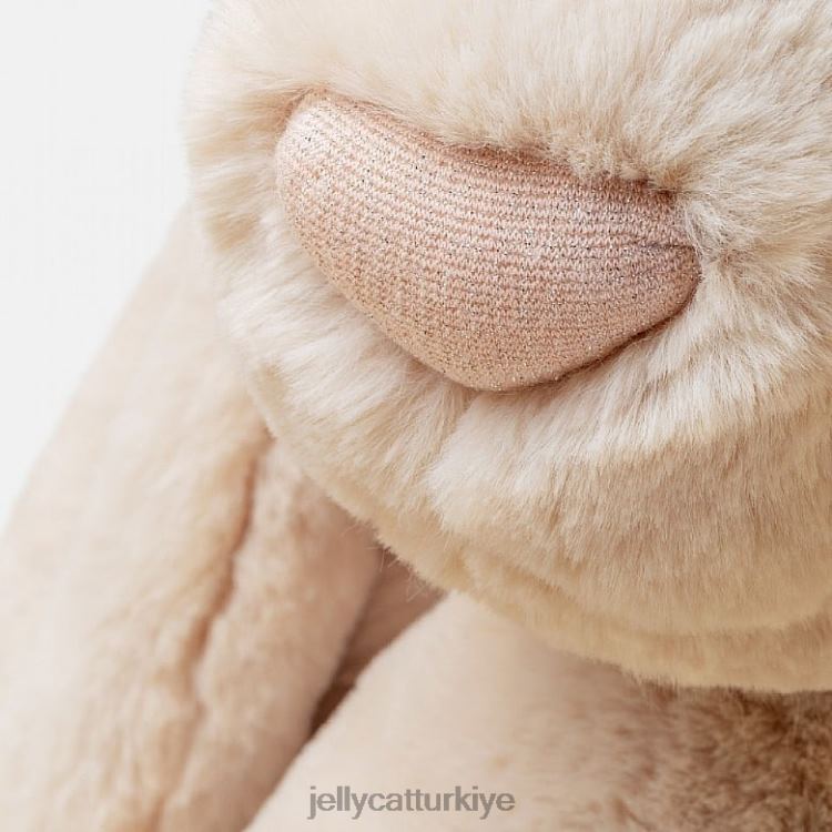 oyuncak Jellycat kişiselleştirilmiş utangaç lüks tavşan söğüt büyük bej JNF4L393