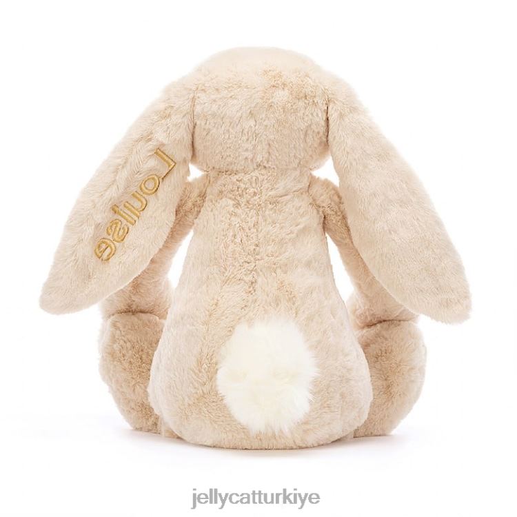 oyuncak Jellycat kişiselleştirilmiş utangaç lüks tavşan söğüt büyük bej JNF4L393