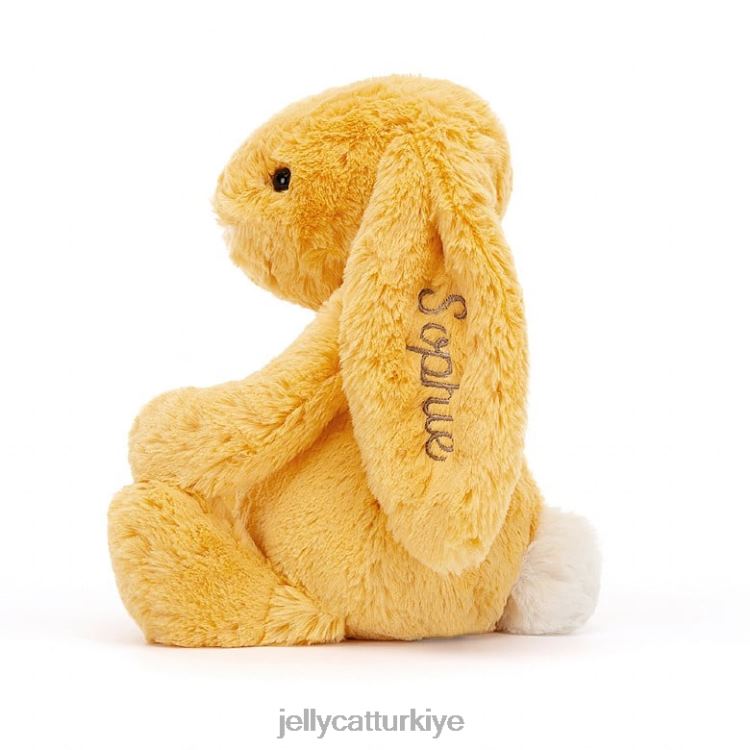 oyuncak Jellycat kişiselleştirilmiş utangaç tavşan orta güneş ışığı JNF4L314