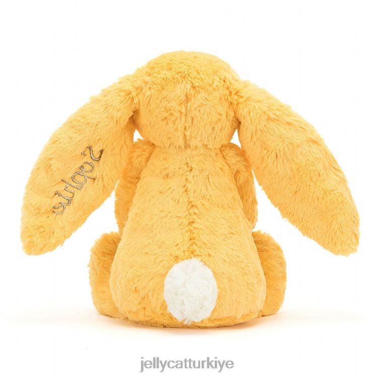 oyuncak Jellycat kişiselleştirilmiş utangaç tavşan orta güneş ışığı JNF4L314
