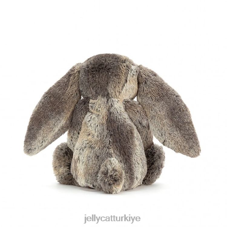 oyuncak Jellycat utangaç pamuk kuyruklu tavşan gri JNF4L506
