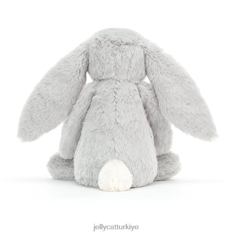 oyuncak Jellycat utangaç parıltılı tavşan grisi JNF4L461