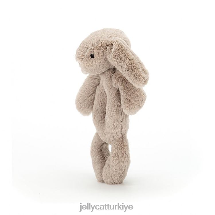 oyuncak Jellycat utangaç tavşan yüzüğü çıngırak bej JNF4L195