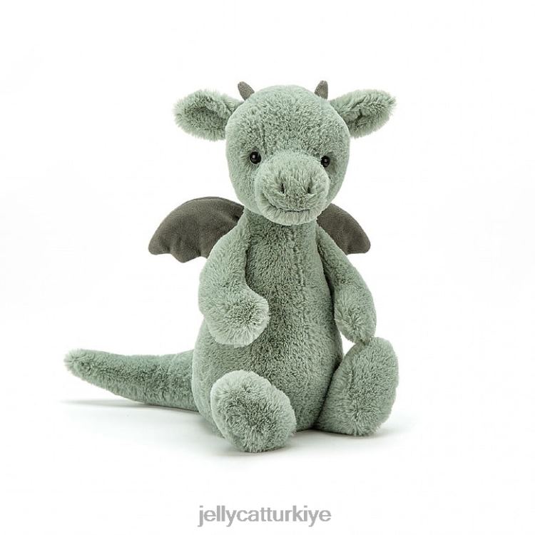 oyuncak Jellycat utangaç ejderha yeşili JNF4L318