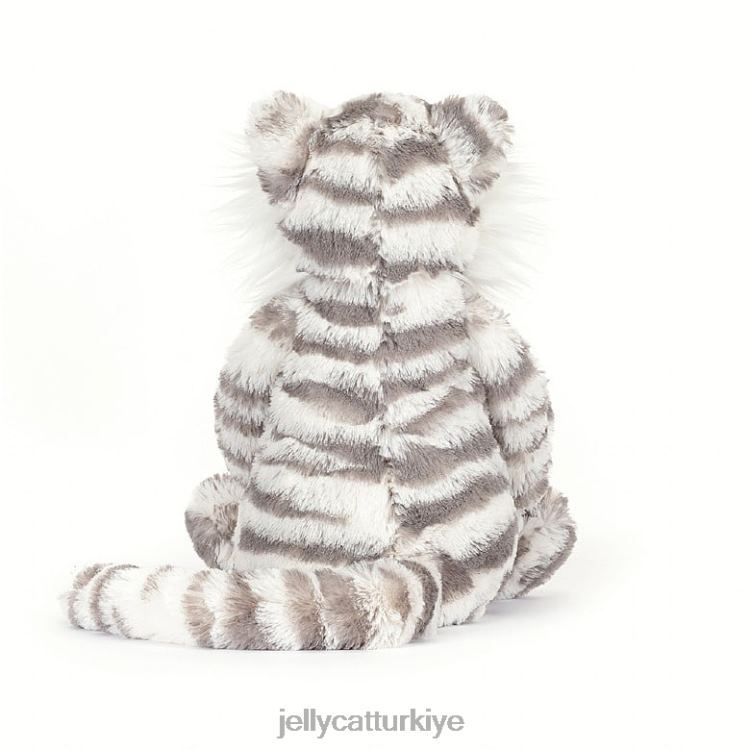 oyuncak Jellycat utangaç kar kaplanı gri ve beyaz JNF4L609